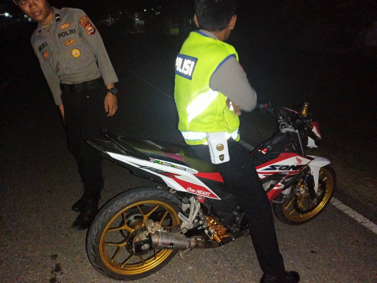 Menjelang Sahur, 4 Sepeda Motor Diamankan Polres Bengkulu Selatan