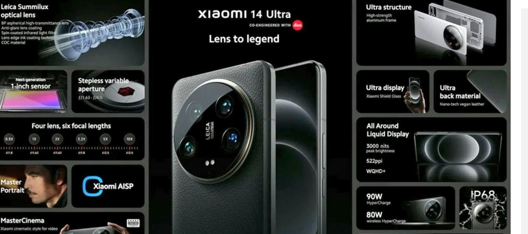 HP Xiaomi 14 dan Xiomi 14 Ultra Resmi Meluncur Di Pasar, Tampilan Keren, Spek Dewa, Segini Harganya