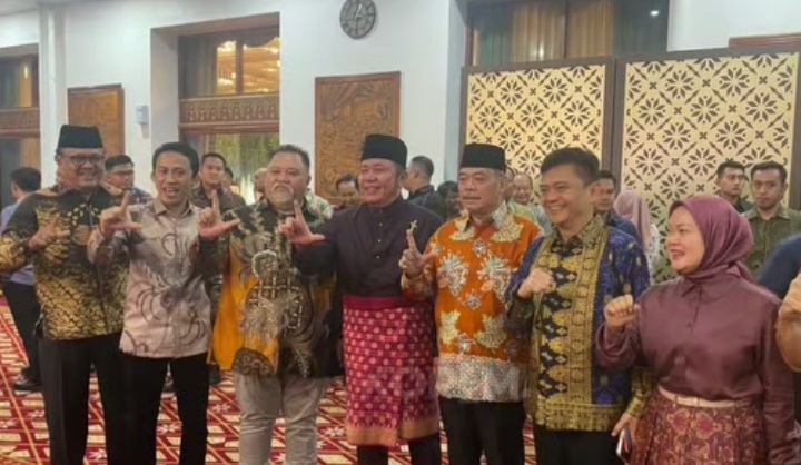 Bupati Rifai Hadiri Halal Bihalal Masyarakat Perantau Sumbagsel