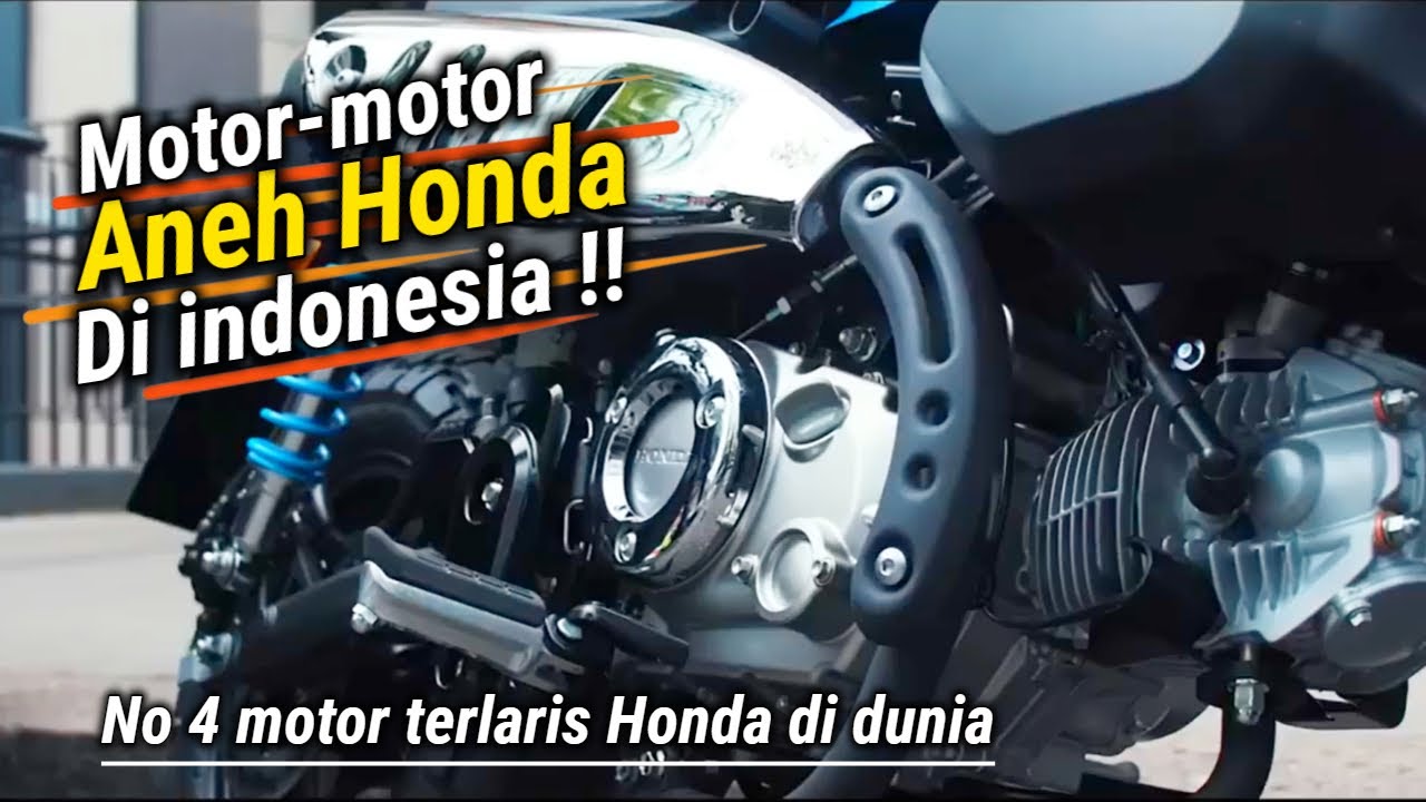 4 Motor Honda Desain Unik di Indonesia, Nomor 4 Seharga 77 Juta dan Paling Populer di Dunia