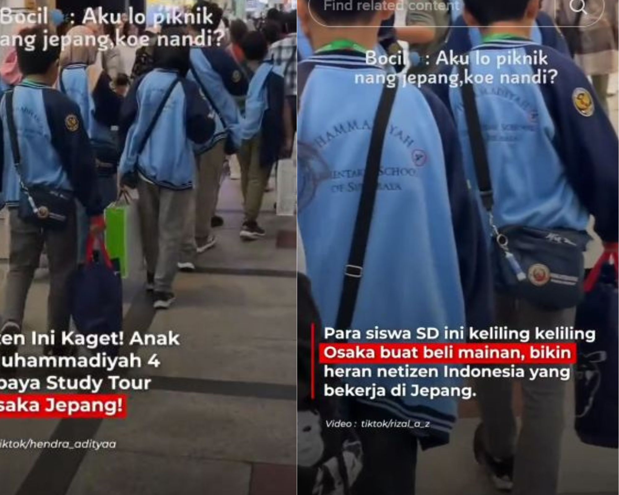 Cacam! Murid SD 4 Muhammadiyah Surabaya Study Tour ke Jepang, Nitizen Tanya Biayanya
