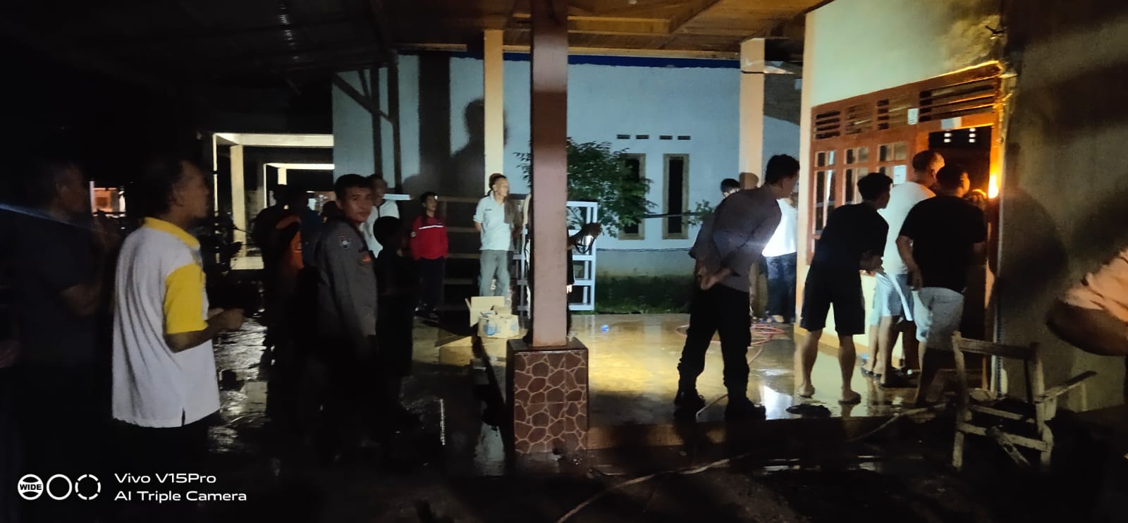 Rumah Warga Kedurang yang Terbakar Dalam Keadaan Kosong, Pemilik Rumah Hadiri Tabligh Akbar UAS