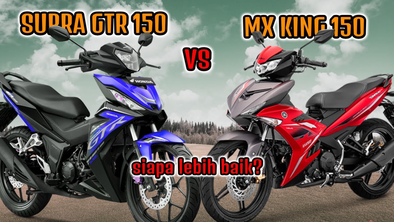 Motor Bebek Honda Supra GTR Vs Yamaha MX King: Siapa yang Lebih Populer?