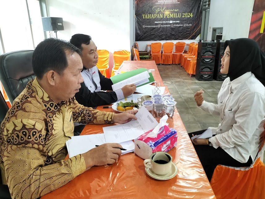 KPU Bengkulu Selatan Tetapkan PPK Terpilih, Selamat Bagi yang Lulus