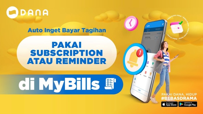 Aplikasi DANA MyBills, Solusi Bagi yang Sering Lupa Tagihan Bulanan, Ini Kecanggihan Aplikasi MyBillis