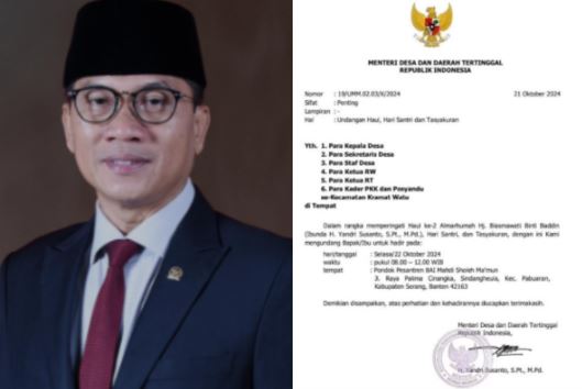 Gegara Undangan, Menteri Desa Asal Bengkulu Selatan Ini Dikritik Tajam, Mahfud MD: Hati-hati