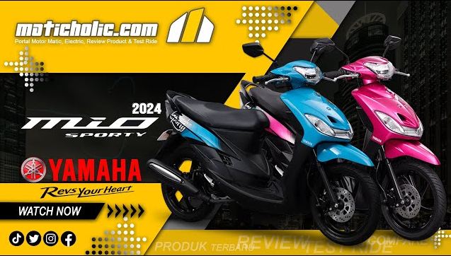 Sang Legenda Sudah Kembali! Yamaha Mio Sporty Terbaru 2024 Miliki Pilihan Warna Lucu dan Unik