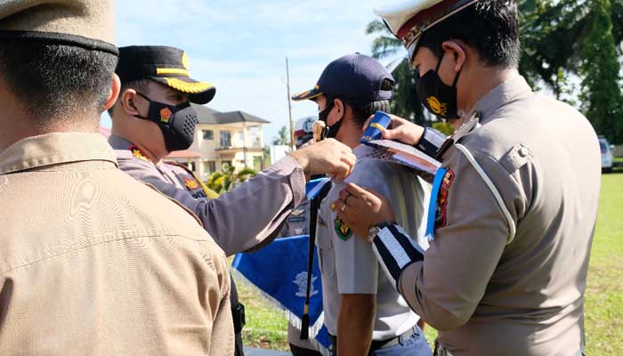 Polisi Sosialisasi Larangan Mudik