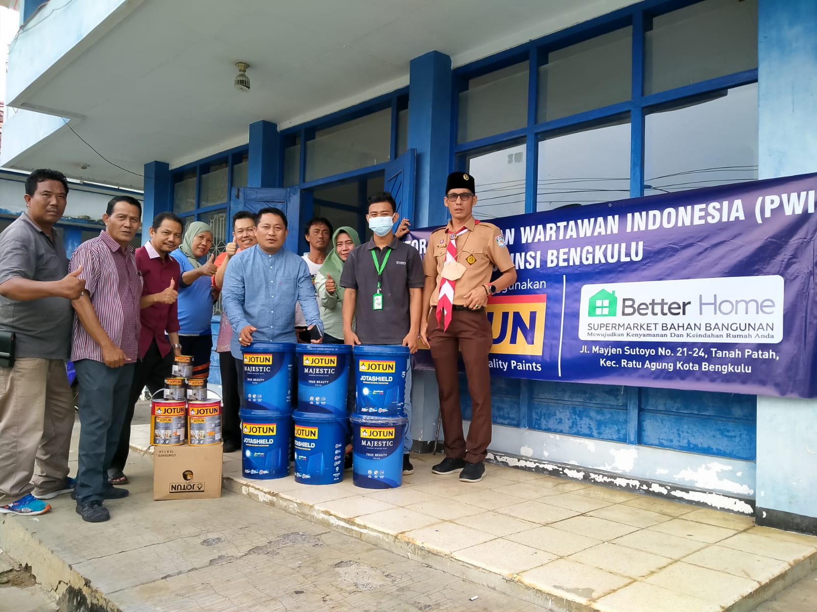 Better Home dan Jotun Support Remajakan Gedung PWI