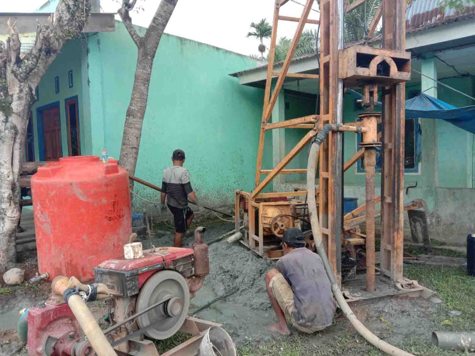 Desa Talang Padang Terima Bantuan Sumur Bor