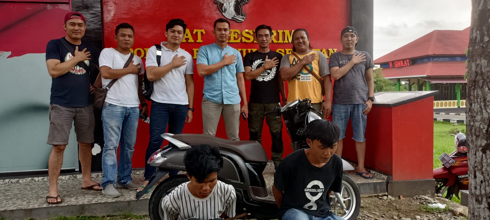 Gasak Scoopy, Dua Pelaku Pencurian Ranmor Diringkus