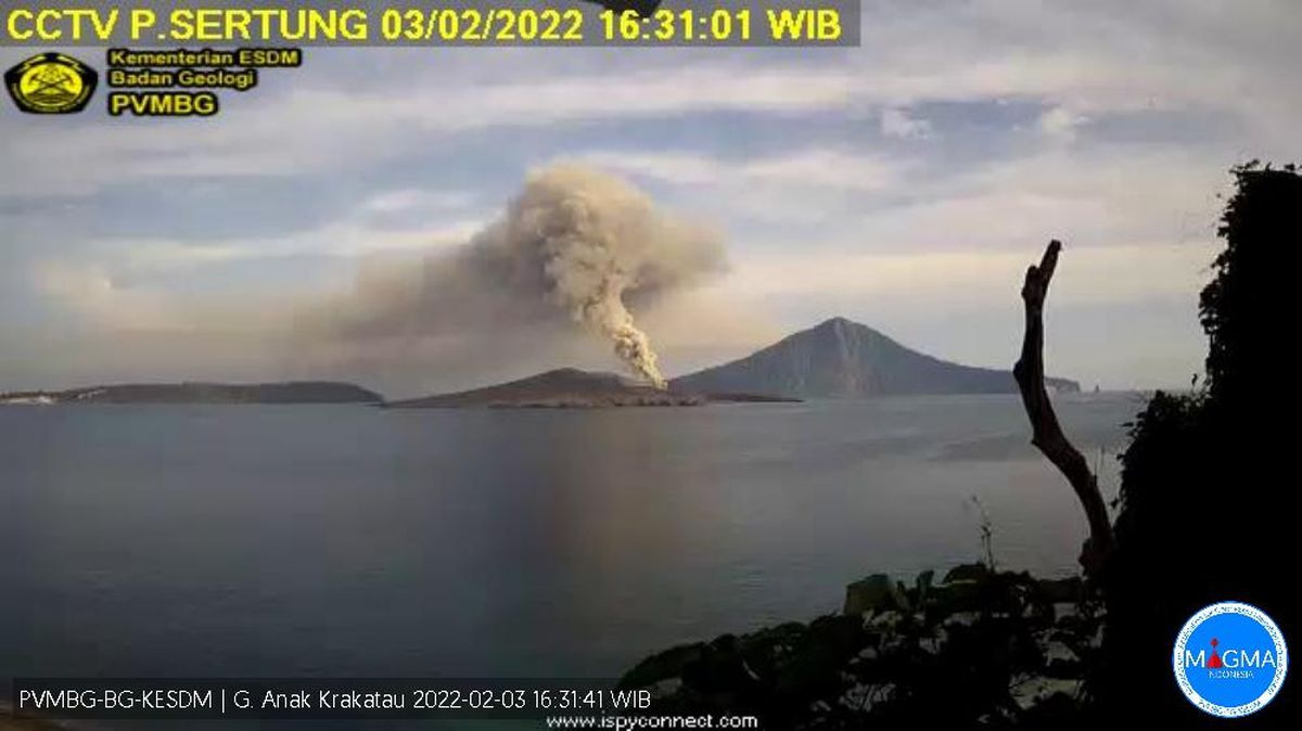 Gunung Anak Krakatau Erupsi, Status Level II Waspada