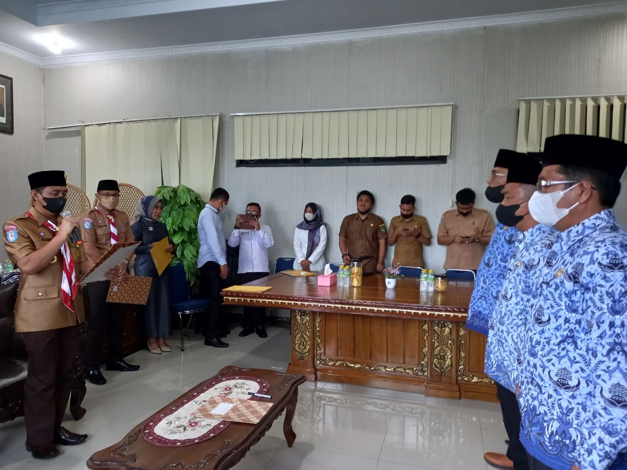 Rotasi Pejabat : Nuzmanto Kepala BPKAD, Gunawan Kadispar, Lismanto Kepala Dukcapil