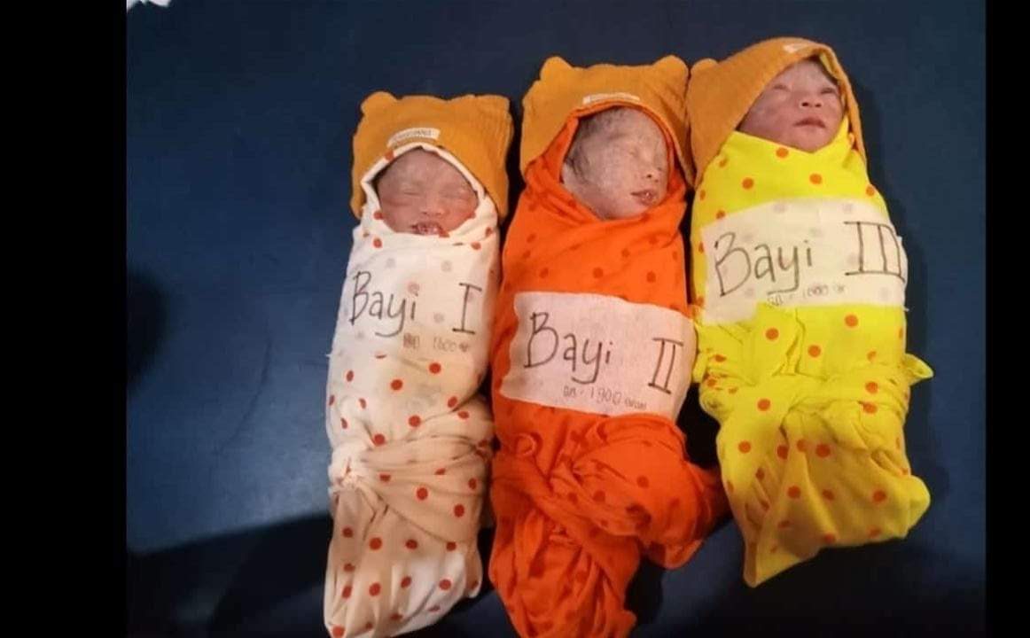 Lima Tahun Penantian, Polisi Kaur Diberi Bayi Kembar Tiga