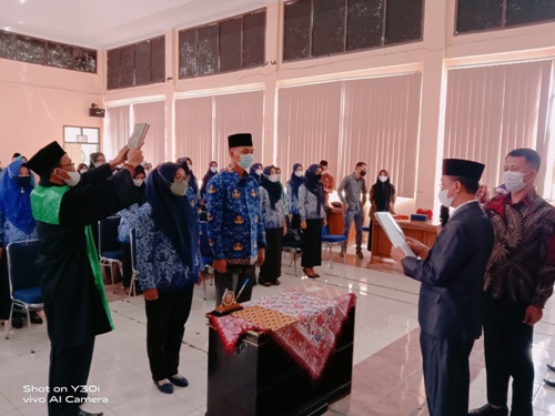 Ditegur Mendagri, 66 Pejabat Fungsional Dikukuhkan