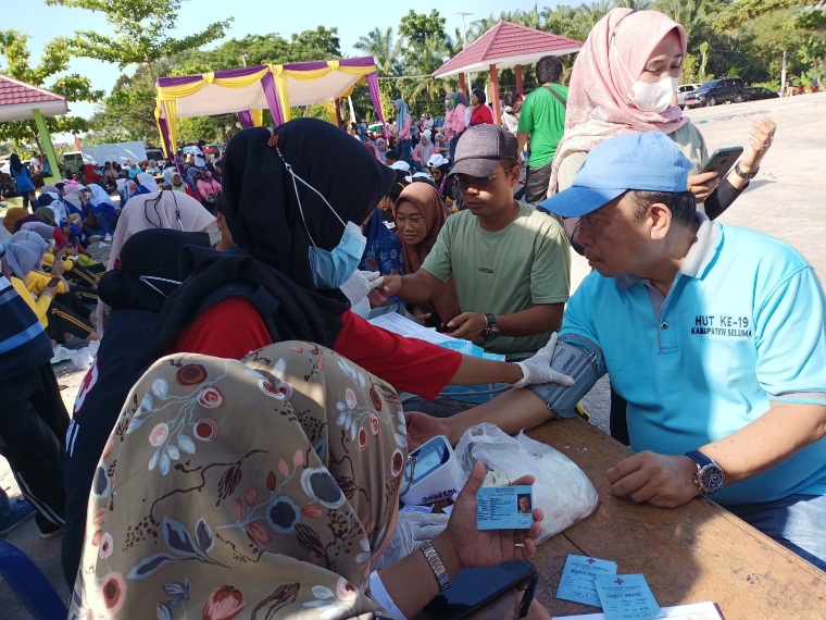 HUT Seluma, 41 Kantong Darah Terkumpul