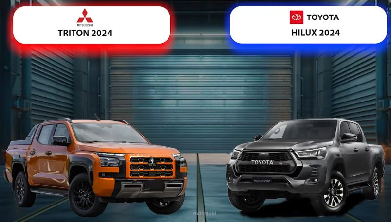 Ketangguhan Yang Tak Terbantahkan! Toyota Hilux 2024 vs Mitsubishi Triton 2024 Mana Yang Lebih Unggul? 