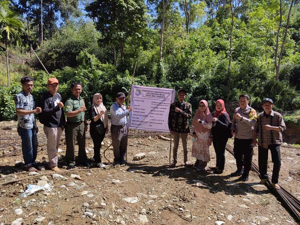 Desa Wayhawang Kaur Berbenah! Bangun Jalan Hingga Jembatan, Terhubung Jalan Sentra Tani