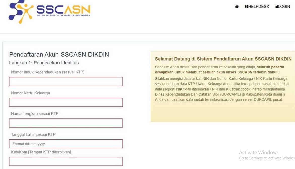  Cara Membuat Akun SSCASN Lewat HP untuk Pendaftaran CPNS 2024