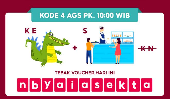 INI DIA Jawaban Kode Voucher Badai Shopee Jumat 4 Agustus 2023, Dapatkan Diskon Belanja 100 Persen