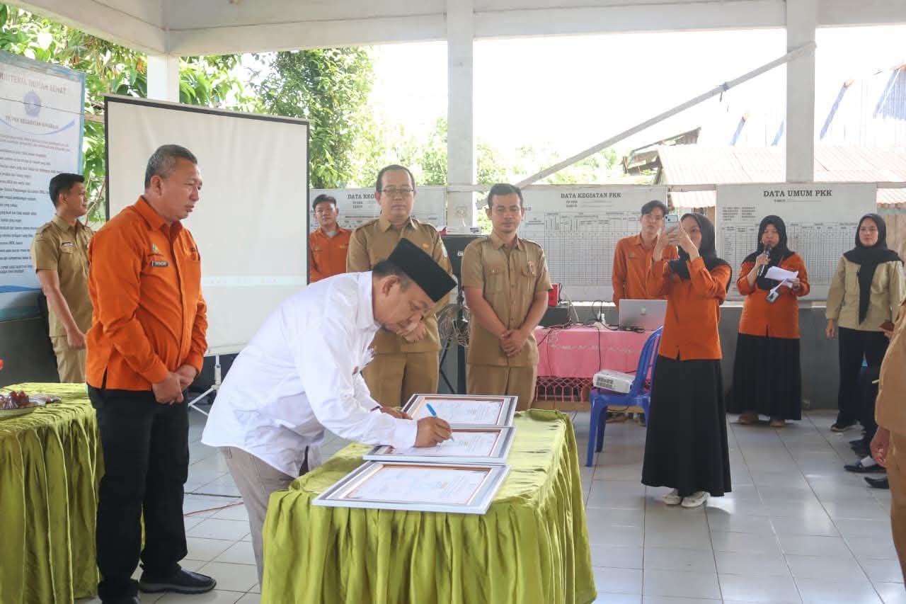 Wabup Seluma Resmikan Desa Cinta Statistik