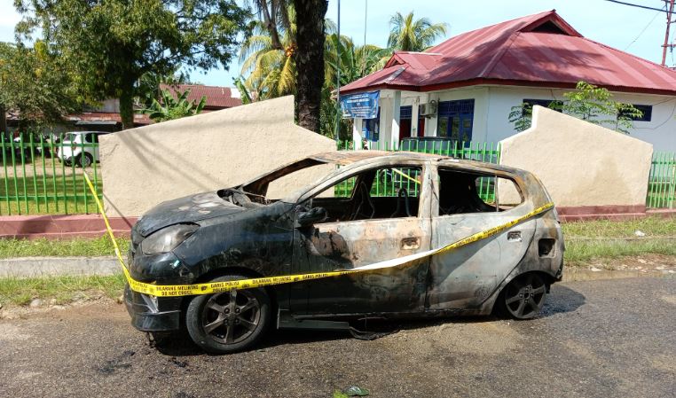 Mobil yang Terbakar dekat Kantor KPU Bengkulu Selatan Ternyata Toyota Agya, Ukuran Tangki Jadi Sorotan