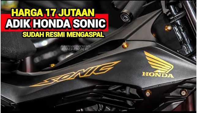 New Honda Sonic Versi Light Resmi Mengaspal! Mampu Jelajah 67 KM pe Liter, Harga Cuma 17 Jutaan