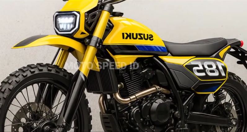 Motor Trail Legendaris dengan Sentuhan Retro Modern Siap Tantang On-Road dan Offroad