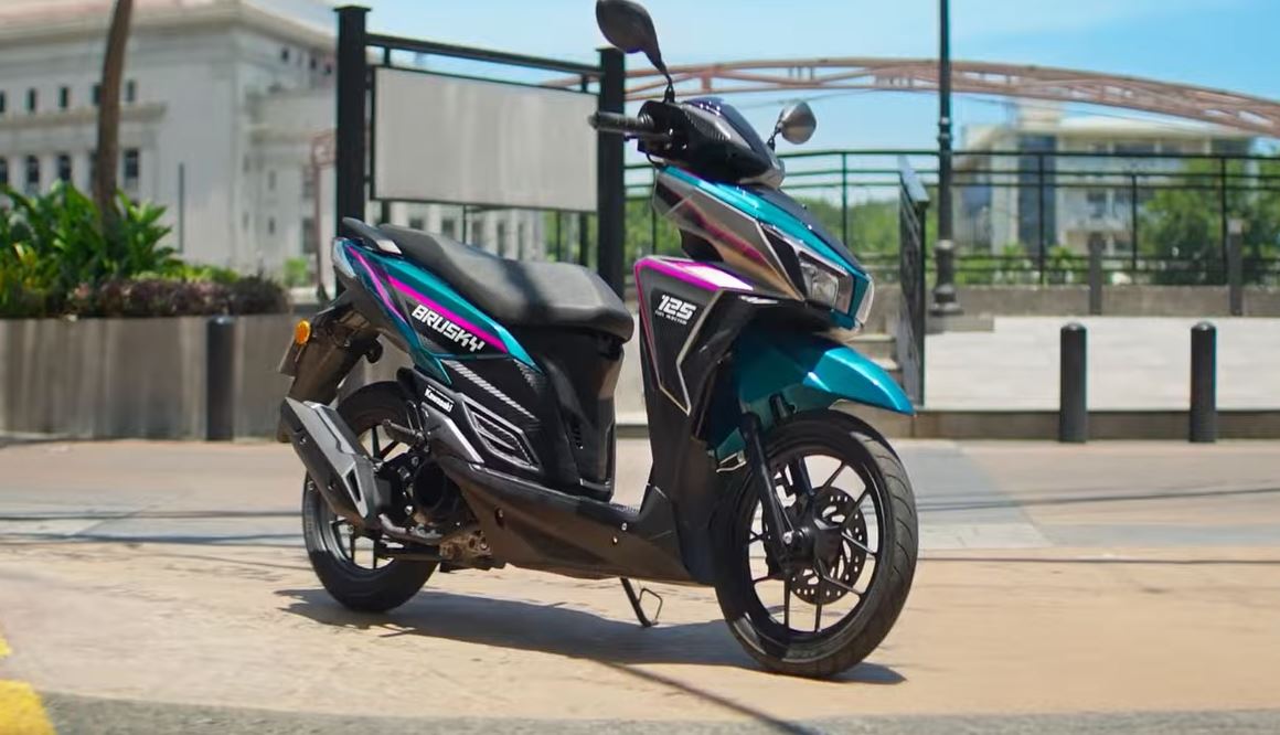 Kawasaki BRUSKY 125,  Skutik Penantang Baru Honda Air Blade 125