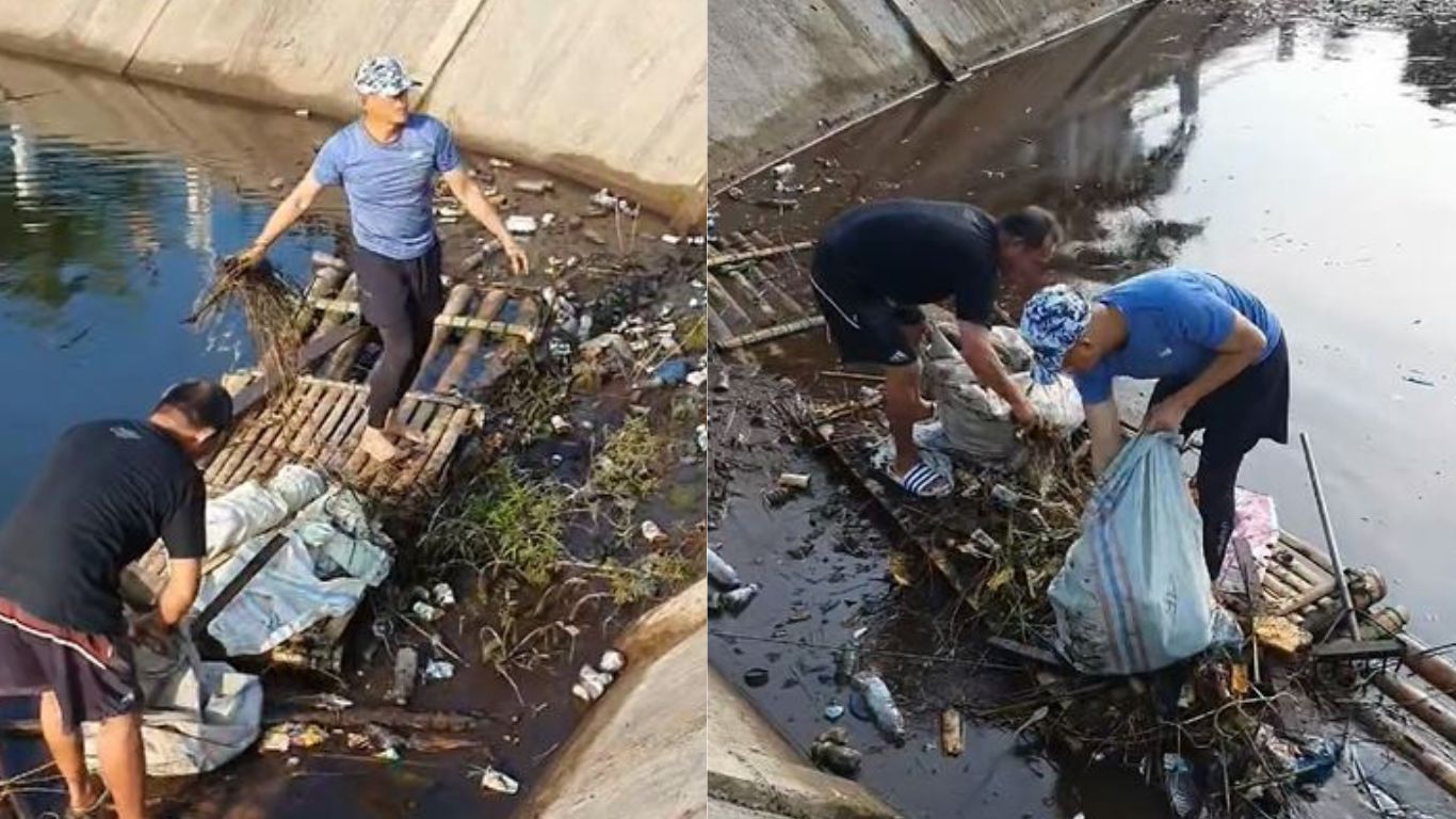 Duh...Tebat Gelumpai Mulai Dikotori Sampah, Bupati Bengkulu Selatan Turun Tangan