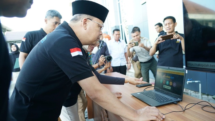 Gubernur Bengkulu Launching Aplikasi CAKEPDAH