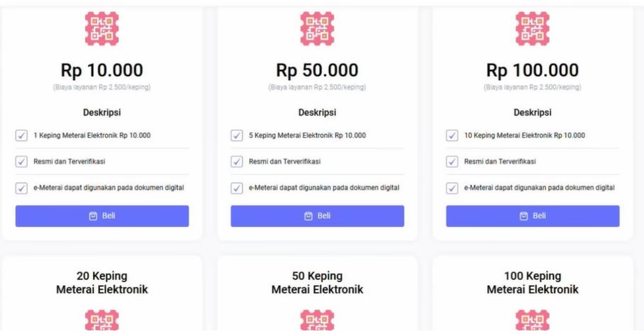 14 Website Penyedia e-Meterai Pendaftaran CPNS 2024, SAH dan RESMI!