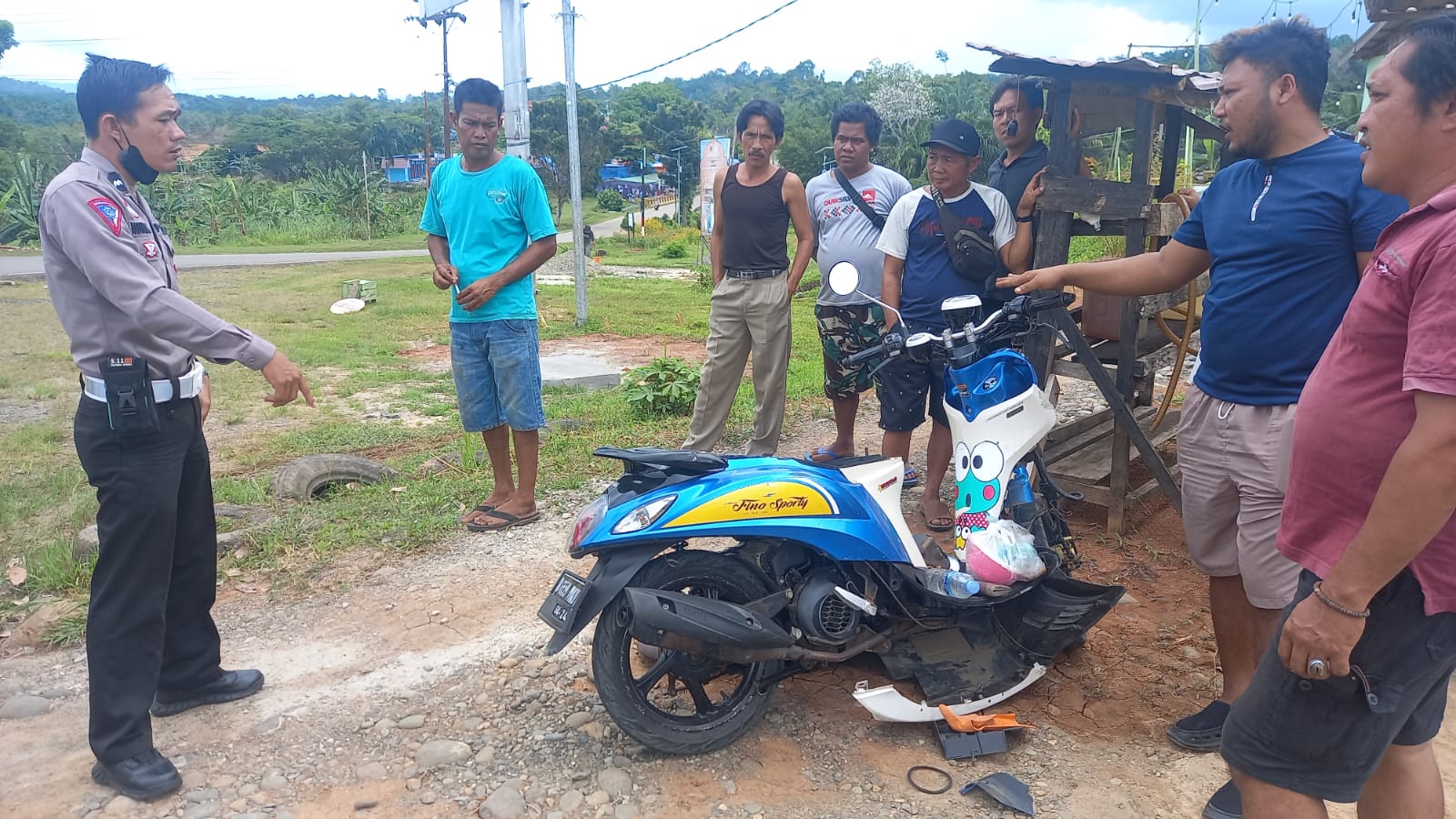 Tabrakan di Tugu Bujang Gadis, Warga Seluma Semaput