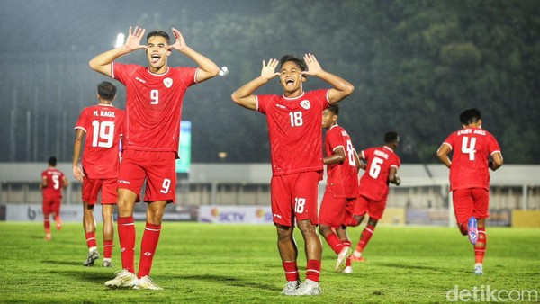 Grup F Kualifikasi Piala Asia U20 2025! Garuda Muda Tundukkan Maladewa 4-0