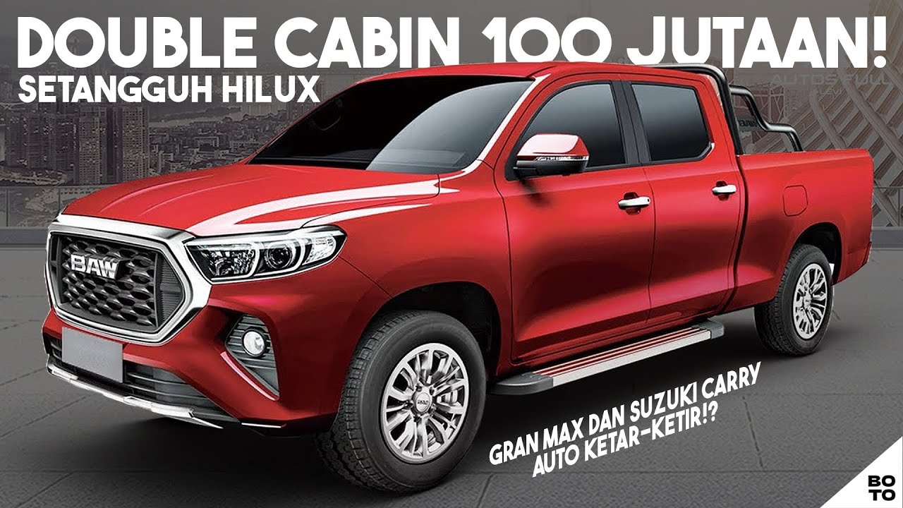 Pick Up BAW F7 Rilis, Harga Setara Mobil Bekas, Performa Setangguh Toyota Hilux 