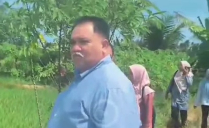 Cari Solusi Atasi Kekeringan, Bupati Tinjau Tebat Baghu