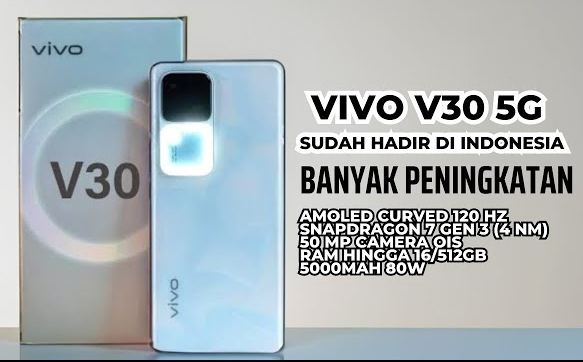 Vivo V 30 Resmi Dirilis, Semakin Menarik dan Canggih, Inilah Spesifikasi Lengkap dan Harganya 