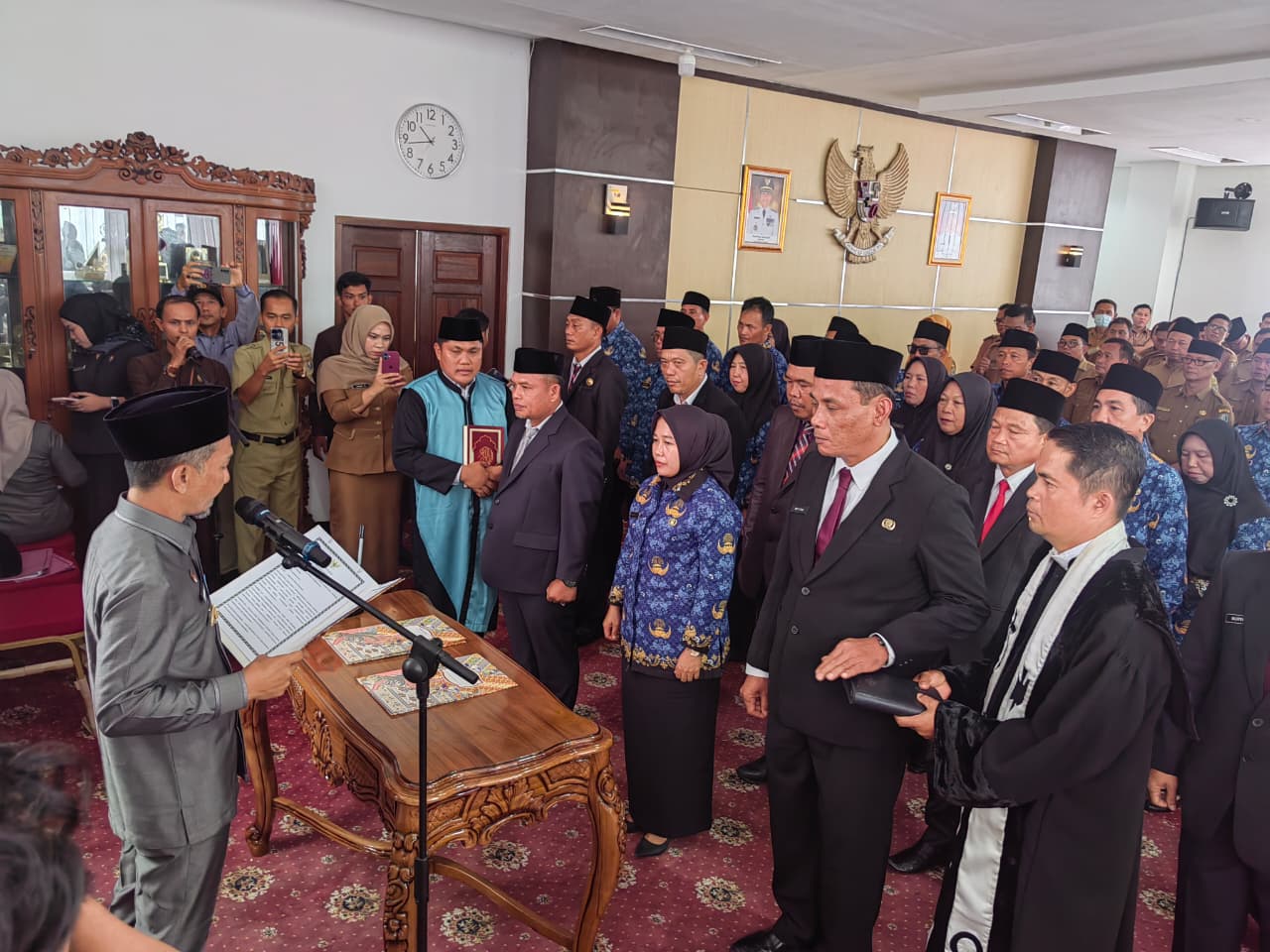 Pemkab Kaur Rotasi Pejabat, Wabup Tekankan Penyegaran dan Peningkatan Kinerja