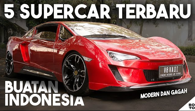 5 Supercar Ala Indonesia Ini Tak Kalah Keren! Ada Ferari, Bugatti Vision, dan Lamborghini Aventador