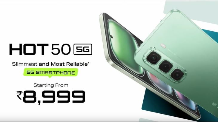 Infinix Hot 50 5G Resmi Hadir, Raja HP di Harga 1 Jutaan, Memori 4/128 GB 