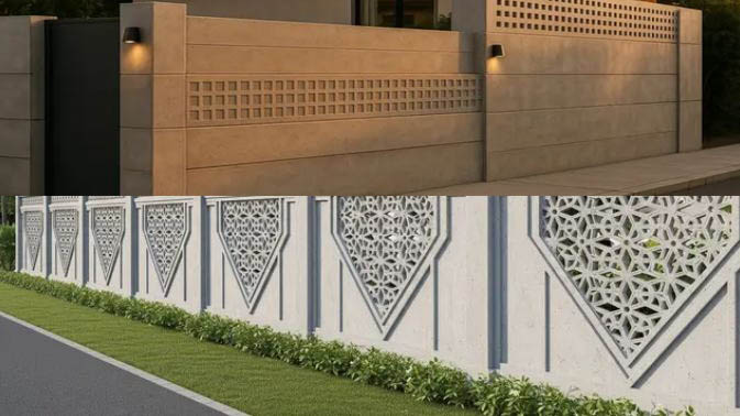 6 Model Pagar Beton Tinggi untuk Privasi Maksimal, Kokoh dan Bikin Hunian Terlihat Megah