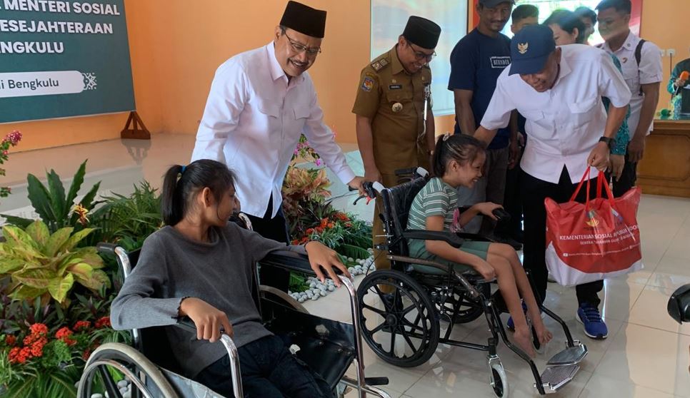 Kota Bengkulu Dapat Bantuan Rp 2,22 Miliar dar Mensos, Ini Peruntukannya 