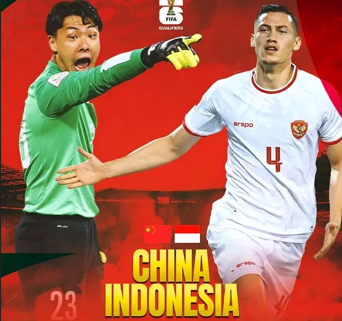 Jelang Laga Penting! Ini Prediksi Line-up China vs Indonesia di Kualifikasi Piala Dunia 2026, Siapa Starter?