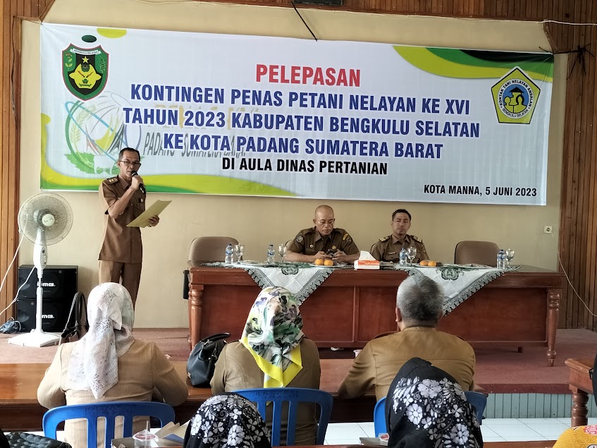 32 Kontingen PENAS Petani Nelayan 2023 Bengkulu Selatan Dilepas, Simak Pesan Bupati