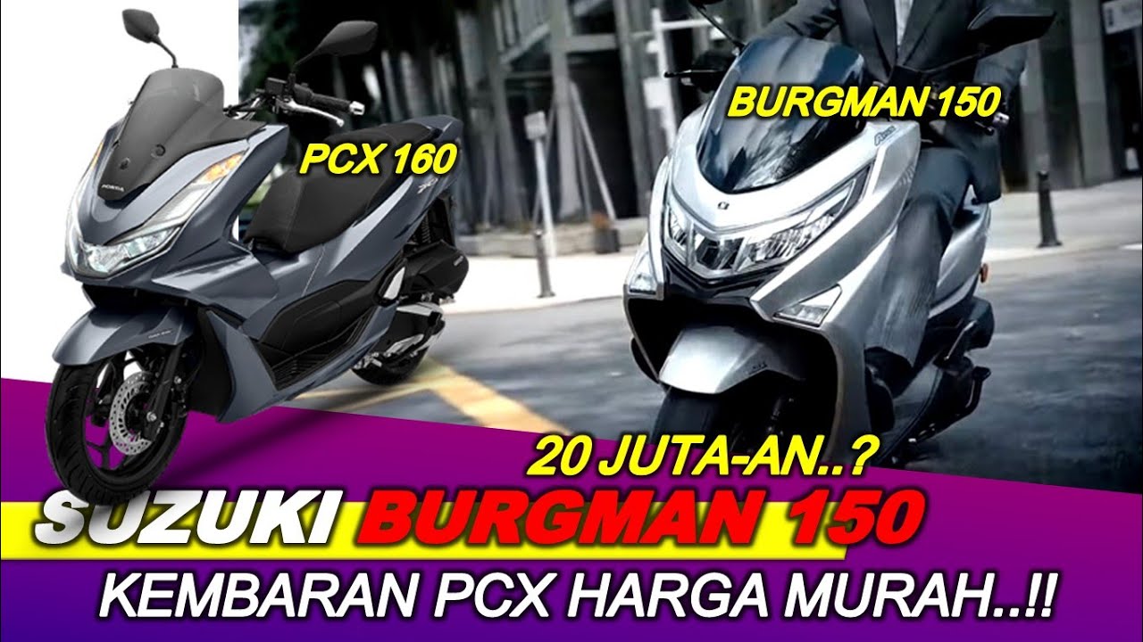 Lupakan Honda PCX dan Yamaha NMAX! Nih Rajanya Skutik Suzuki Mesin 160 CC, Desain Sporty, Harga Lebih Murah