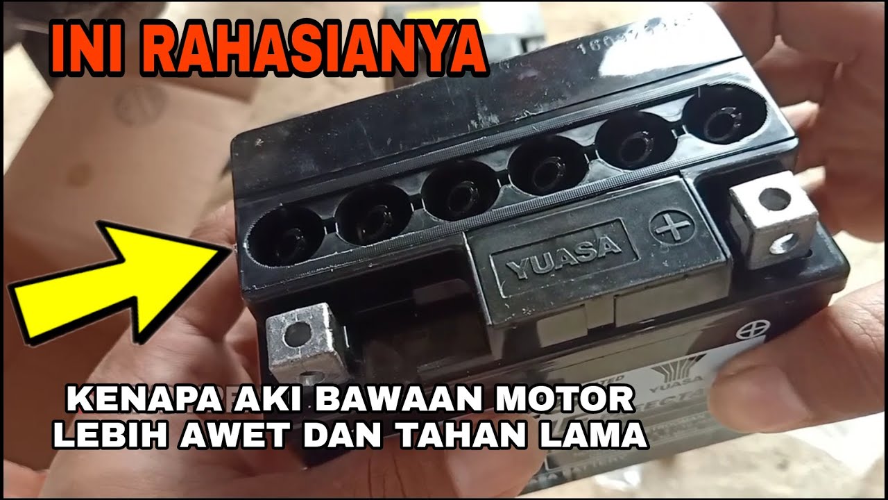 Ini Rahasia Aki Motor Awet, Tidak Habis Bertahun-Tahun 