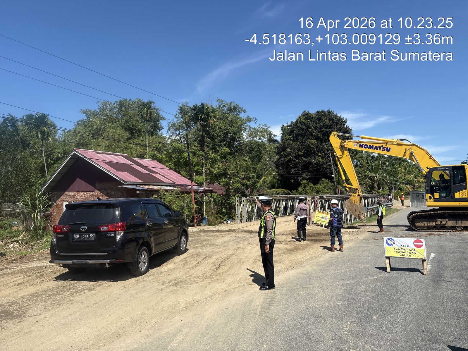 Hati-Hati Melintas di Tanjung Aur Bunga Mas, Ini Penyebabnya