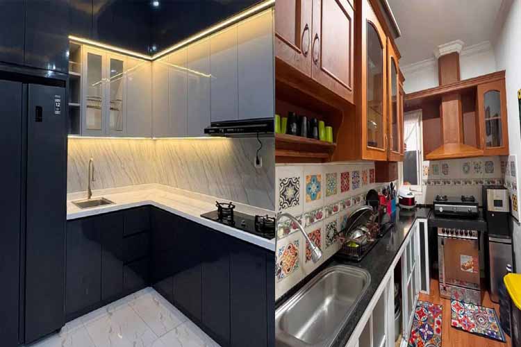 Inspirasi Model Lemari Dapur Gantung Hemat Tempat, Bikin Dapur Lebih Rapi dan Estetis