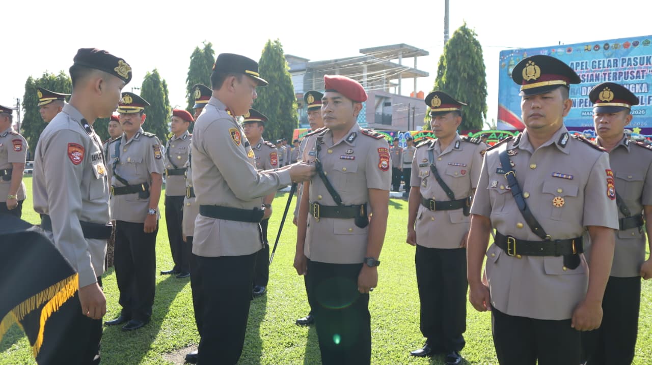 Kapolres Bengkulu Selatan Pimpin Sertijab Wakapolres, Kasat dan Kapolsek