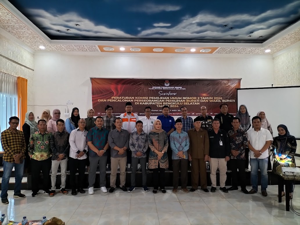 KPU Sosialisasi PKPU Nomor 2 Tahun 2024 dan Pencalonan Perseorangan untuk Pilkada Bengkulu Selatan